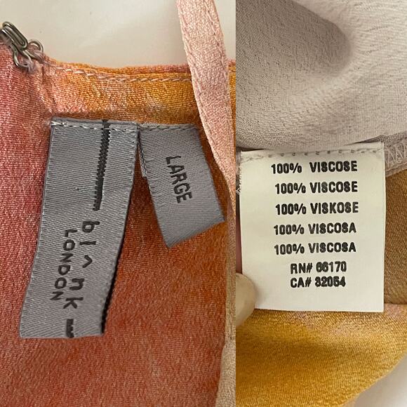 Anthropologie X Blank London BL-NK Sonrisa Tie Dyed Jumpsuit in Multi Size L - Picture 8 of 10